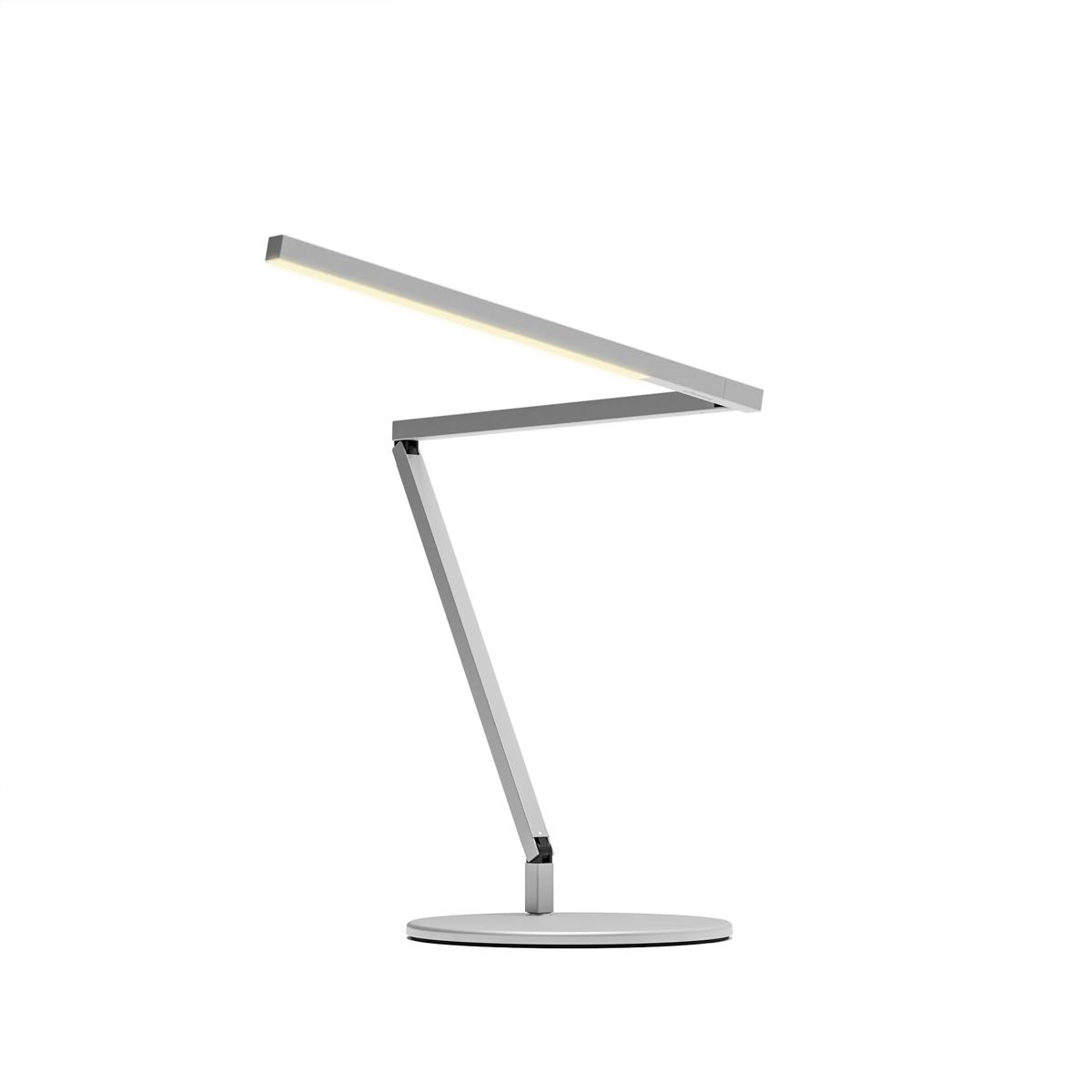 Koncept ZBD3100-W-SIL-DSK Z-Bar Mini Gen 4 12.5 inch 5.35 watt Silver Desk Lamp Portable Light